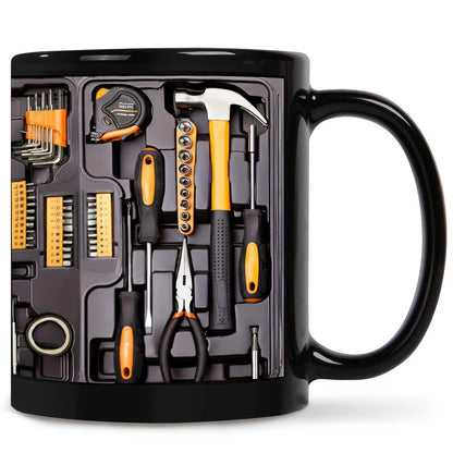 High-Capacity Trendy Toolbox Water Bottle