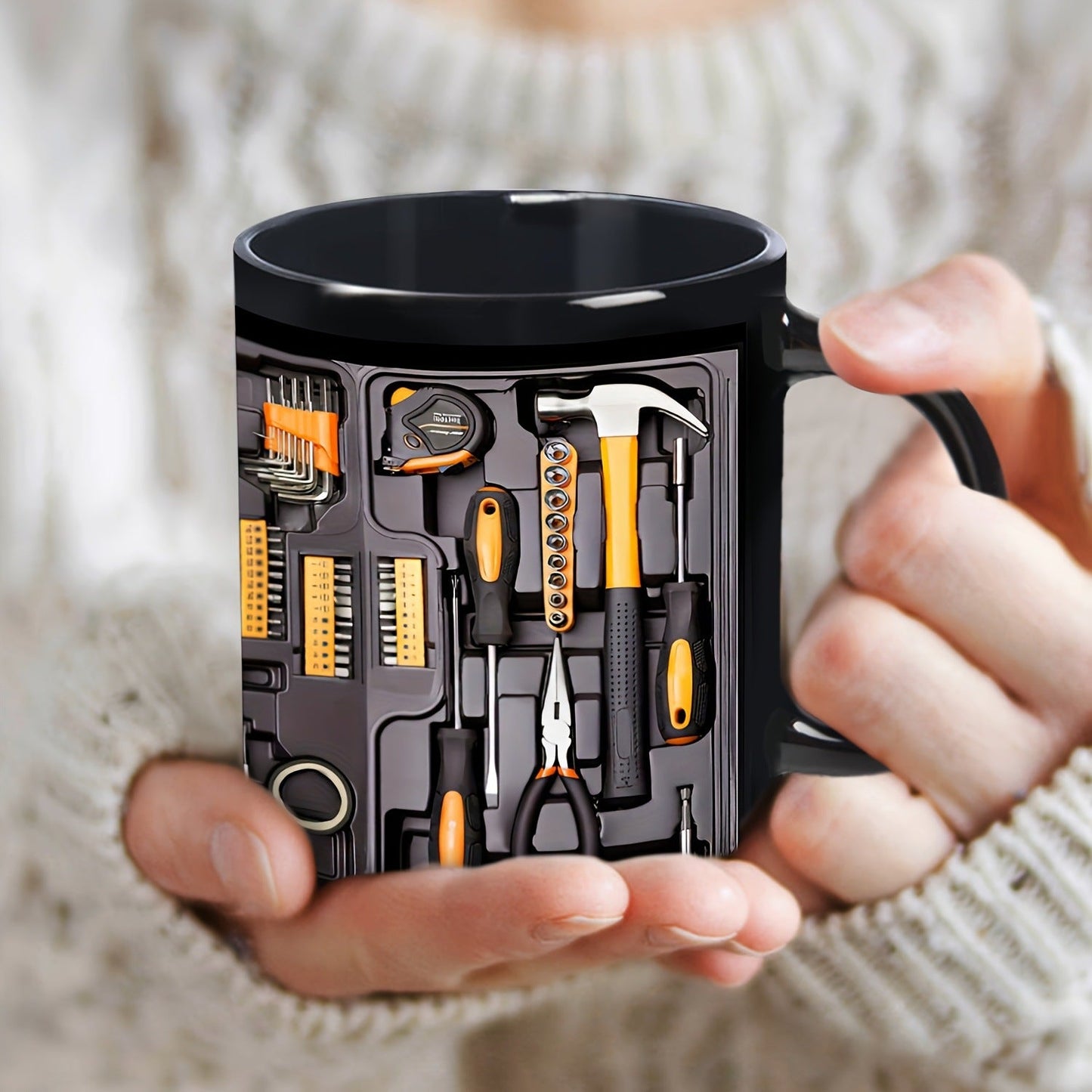 High-Capacity Trendy Toolbox Water Bottle